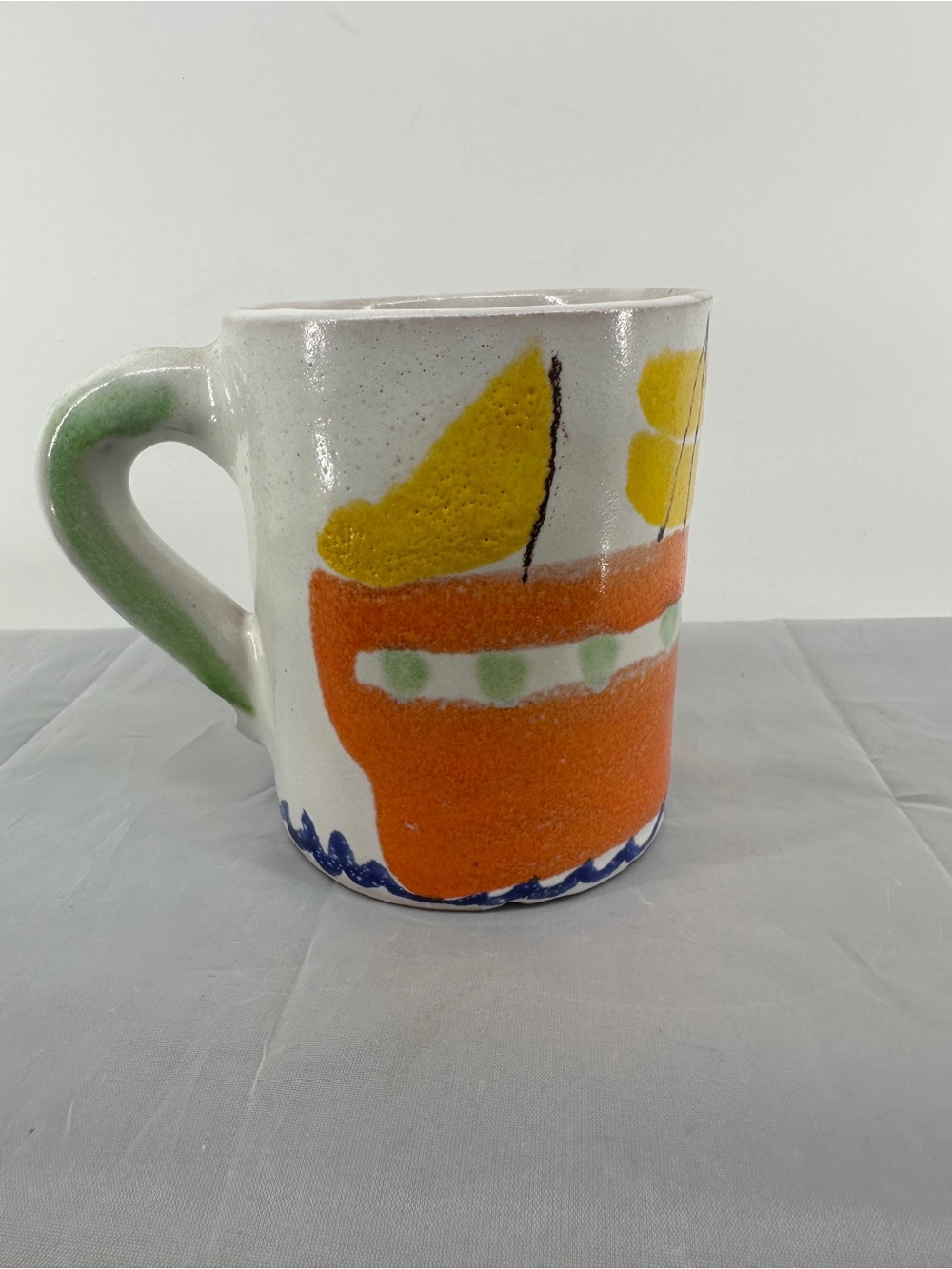 Vintage Giovanni Desimone
Pottery Mug // Designer Italian Pottery - The Boat